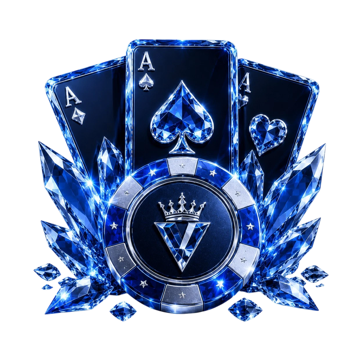 Vodka Bet Casino — карты, фишки и эмблема казино